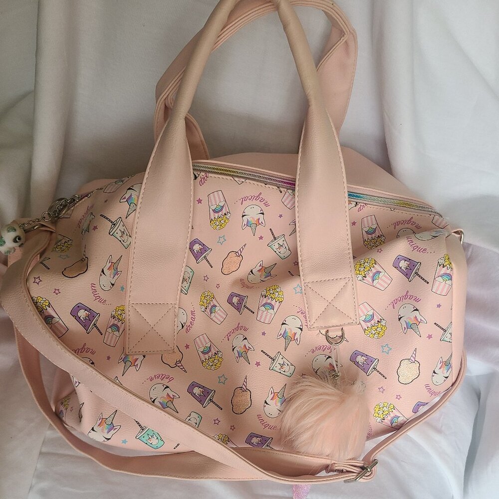 OMG Accessories Miss Gwen's Sweet Treats Duffle Bag - Pink